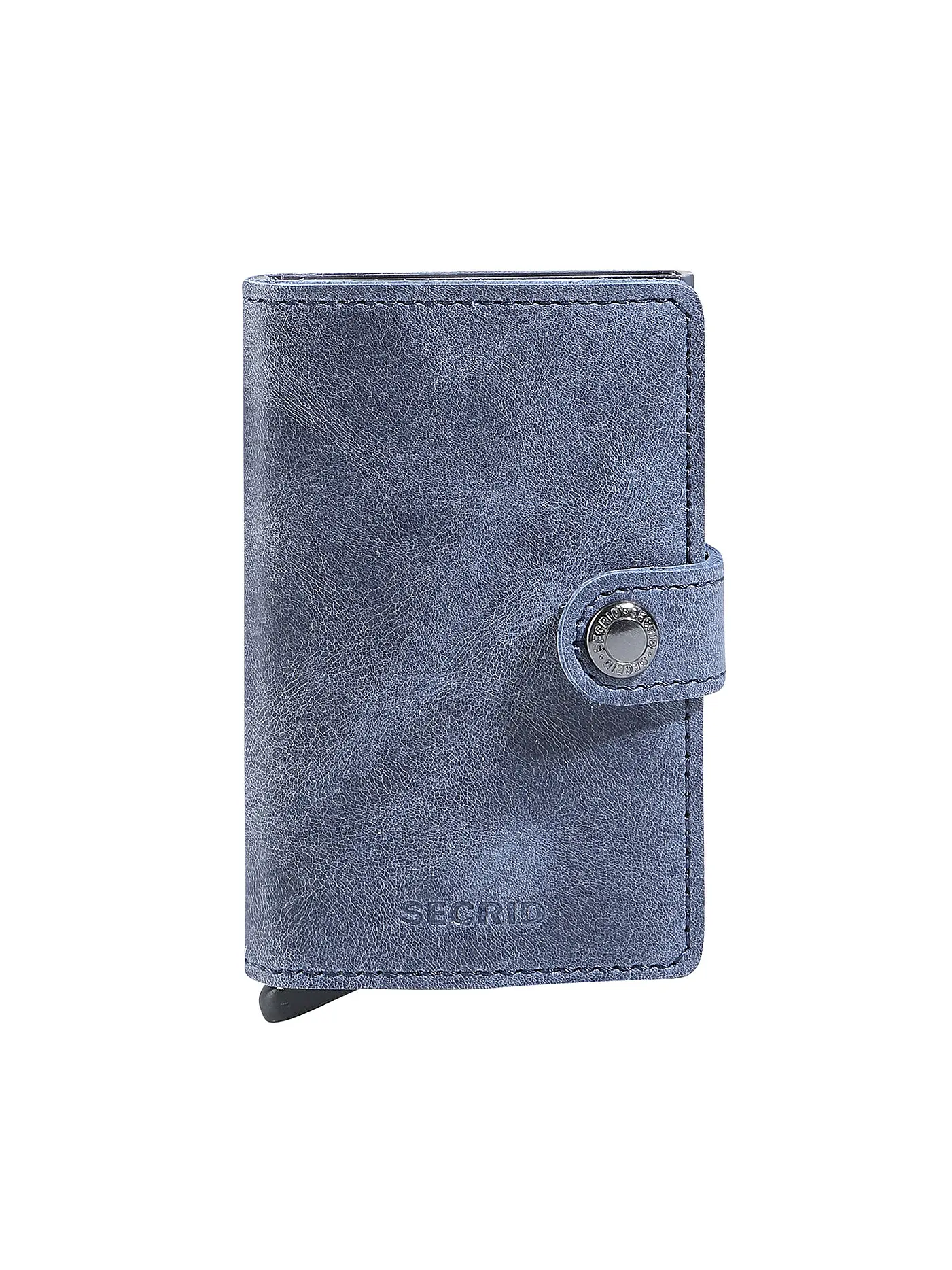 SECRID | Geldbörse - Miniwallet Original Mini Dark Brown | blau